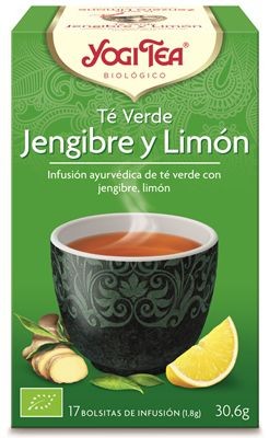 Yogi Tea Te Verde Jengibre y Limon 17 X 1