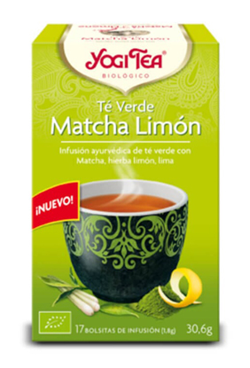 Yogi Tea Te Verde Matcha Limon 17 Filtros X 1