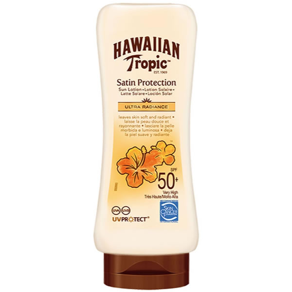Hawaiian Tropic Satin Protection Ultra Radiance Sun Lotion Spf50 180ml