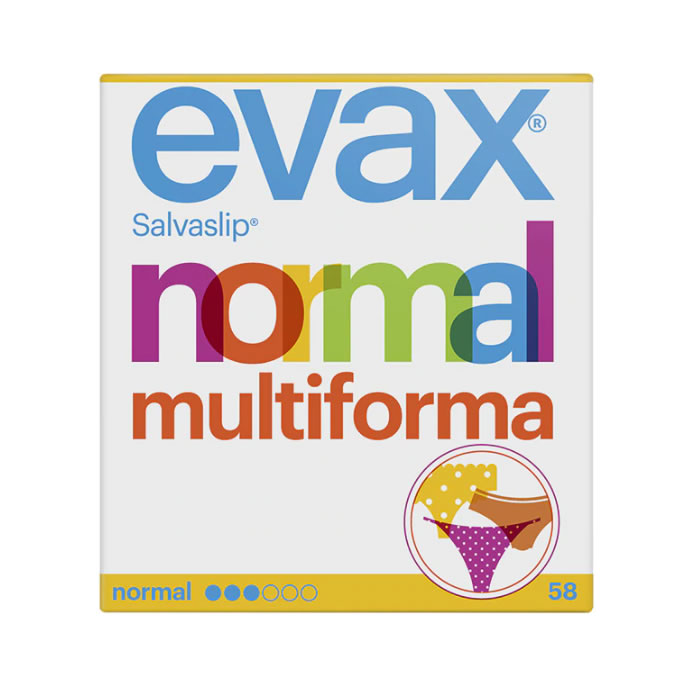 Evax Salvaslip Normal Multiform Protegeslips 58 Units