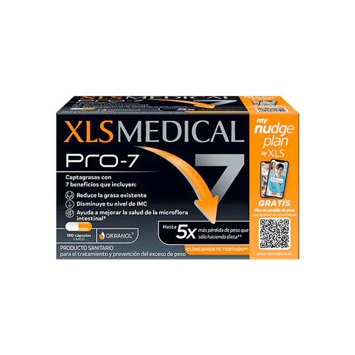 Xls Medical Pro-7 Nudge 180 Capsules
