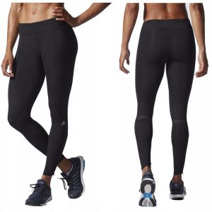 Adidas, Supernova, Sports Women Synthetic Leggings, Black, Size Medium