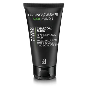 Bruno Vassari, Glyco System, Charcoal, Exfoliating, Cream Mask, For Face, 65 g