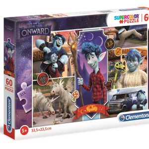 Clementoni, From The Movie, Onward, Puzzle, Unisex, 5+ years, 60 pcs