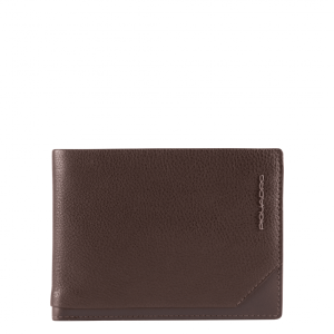 Piquadro, Tallin, Leather Wallet, Key holder, Brown, For Men