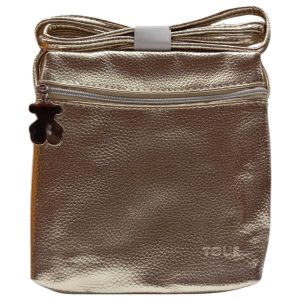Tous, 15 Anniversary, Textile Bag, Shoulder Bag, Gold, For Women